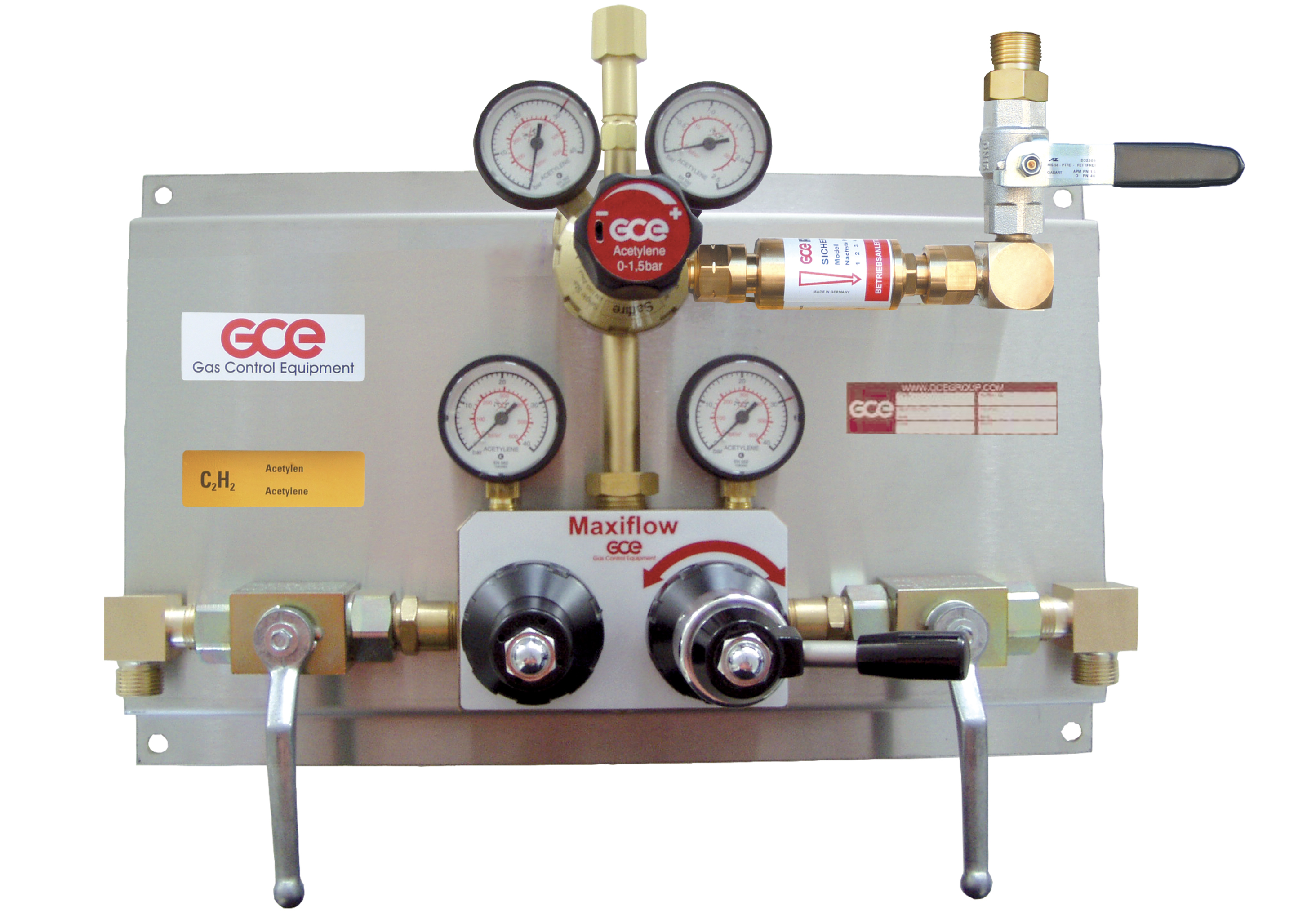 Central de Gases Semiautomática para Acetileno GCE BMD 202-39
