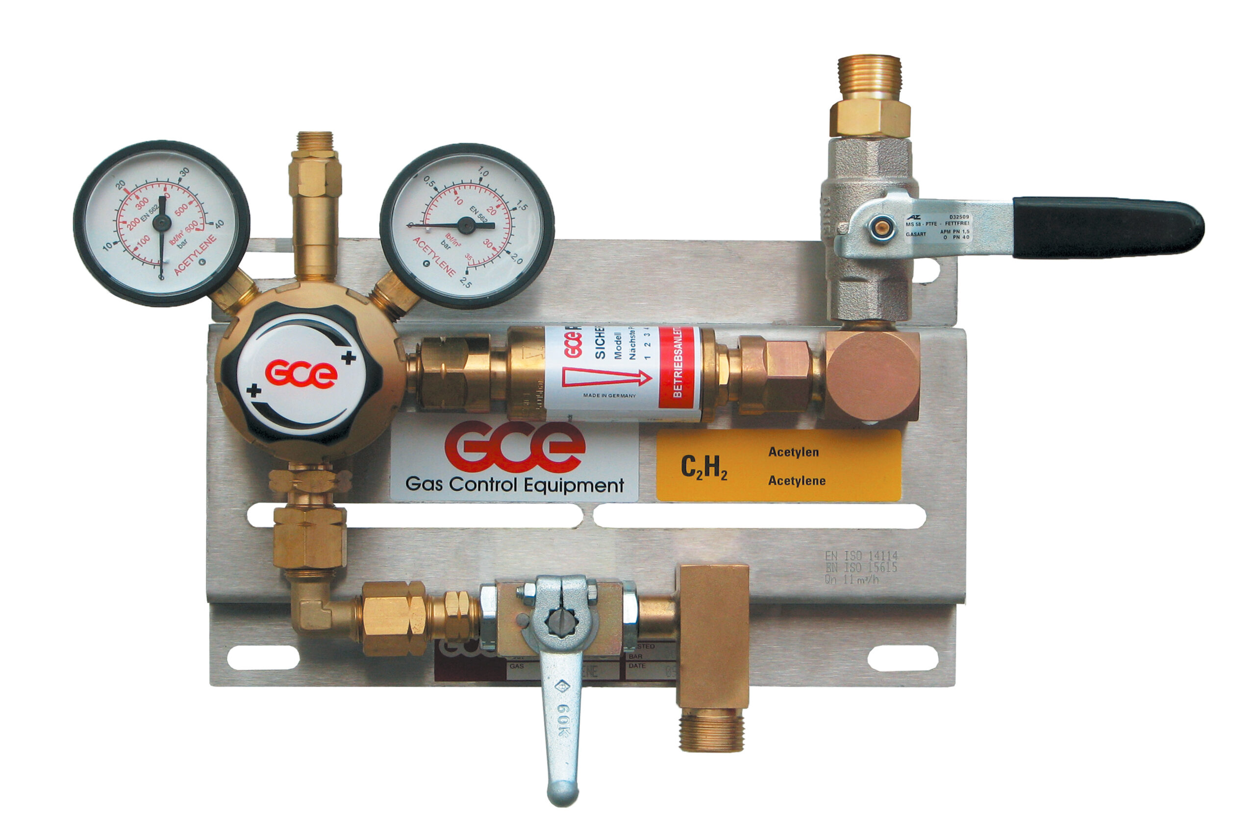 Central de Gases Simple para Acetileno GCE MM70-1